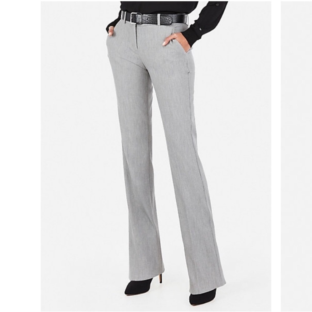 Mid Rise Barely Boot Columnist Pant by Express